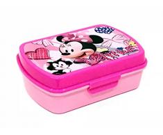 Kids MI18001 - Disney Minnie Portapranzo, Portamerenda, Pvc, Bambina, Rosa