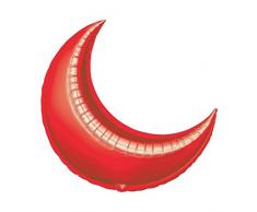 26 Amscan Internazionale Mezzaluna Rossa (Red)