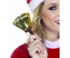 Rubies IT00041 - Campanella Babbo Natale, Diametro 9 cm