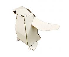 Funny Paper 78225 – Salvadanaio 9503.00 – 3919 in 100% Carta Riciclata Effetto Pinguino, Colore: Bianco