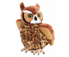Wild Republic Gufo del Grande Corno, Cuddlekins coccolone Peluche, Regali per Bambini 30 cm, Multicolore, 12310