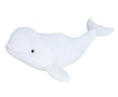 Wild Republic Balena Beluga, Cuddlekins coccolone Peluche, Regali per Bambini 30 cm, Multicolore, 22467