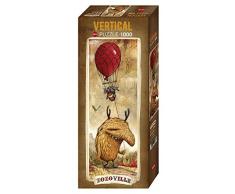 Heye VD-29743 Puzzle Zozoville Palloncino, 1000 Pezzi, Rosso