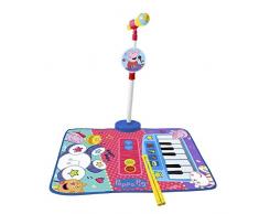 REIG- Inazuma Eleven - Tappeto con Batteria e Pianoforte Peppa, con Microfono e basette, Multicolore (698010)