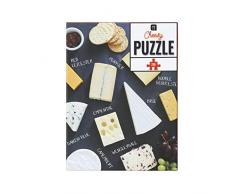 Talking Tables Giochi di feste di Natale divertenti per famiglie-Puzzle da formaggio, 250 pezzi, Colore, ENT-PUZZ-CHEESE