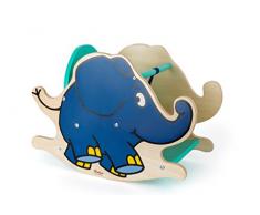 small foot design- LElefante Dondolo in Legno a Forma di Elefante della Serie del Topolino Die Maus, 10819