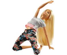 Barbie Bambola Snodata, 22 Punti Snodabili per Infiniti Movimenti, per Bambini 3+ Anni, FTG81