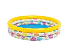 Intex- Piscina Geometria, Multicolore, 147x33 cm, 58439