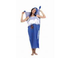 joker M244-002 - Letto Donna a 1 Piazza Costume di Carnevale in Busta, Multicolore