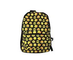 Desire deluxe® Smile Styles Emoticon-Zainetto per la scuola, motivo: Smile, Cuscino rotondo in peluche, motivo: faccia Doll Toy Decor. o soddisfazione al 100% soddisfatti o rimborsati. nero