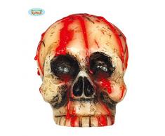 Guirca- Candela Teschio Halloween 10 cm Unisex, Multicolore, 26340