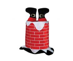 Beistle Cappello di Peluche, Motivo: Babbo Natale, 1 Pezzo