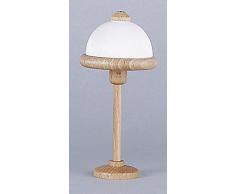 Kahlert Luce 10247 - Mini Doll Accessori - Legno Lampada da Terra Bianca,