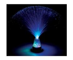 Lampada Notte in Fibra Ottica, Blu Ghiaccio, ca. - Tobar 33 cm