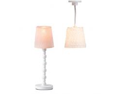 Lundby 60.6040.00 - Lampenset, Lampada da Terra e Lampada a soffitto, Mini Bambola con Accessori