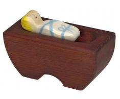 Holztiger - 2041167 - Statuetta - Bambino Gesù in Una Culla 2