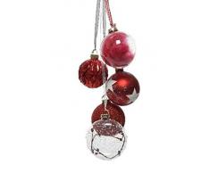 Kaemingk Gruppo Rosso Natale Alberi-Sfere E Palline, Multicolore, 8719152774999