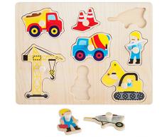 Puzzle in legno Cantiere Gioco per Bambini