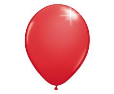 Palloncini metallizzati rossi 30 cm - 50 pezzi