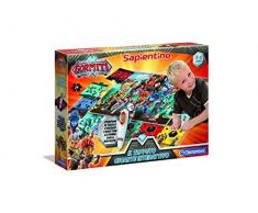 Clementoni- Sapientino Gigante Interattivo-Gormiti, Tappeto Puzzle, Multicolore, 16193