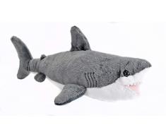 Wild Republic- squalo Bianco, Cuddlekins Mini coccolone Peluche, Regali per Bambini 20 cm, Multicolore, 22462