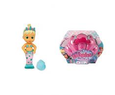 IMC Toys - BLOOPIES - 99654 - AMICI DEL BAGNETTO - sirenetta Flowy &Toys - Bloopies Shellies Personaggi Assortiti a Sorpresa Giocattolo per Bambini, 91917