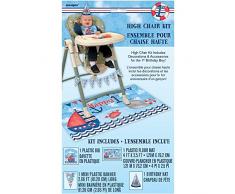 Unique Party - Kit per Decorazione per Seggioloni Primo Festa di Compleanno, Multicolore, 58177