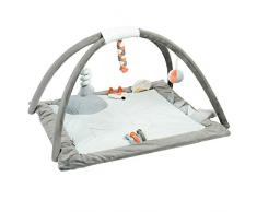 Nattou Buddiezz Tappetone Multiattività, Grigio/Azzurro, 730204