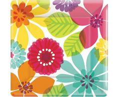 Amscan 599580 25 cm Paradise piatti quadrati di carta