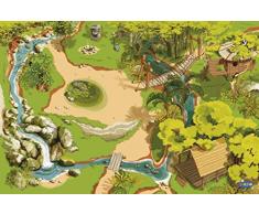 Papo 60503 - Tappeto Gioco Giungla, PVC