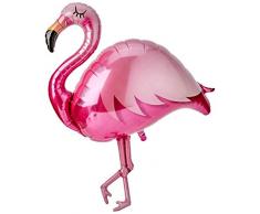 Palloncino Flamingo - XXL Grande Palloncino per Aria e Elio 117 x 80 x 30 cm Come Regalo di Compleanno, Decorazione per Feste o Sorpresa per la Fidanzata.