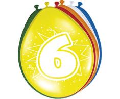 Palloncino colorato Palloncini Numero 6 Compleanno 8 St. Decorazione Palloncini Feste