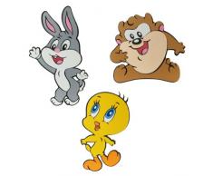 Joy Toy Looney Tunes 000851 - Decorazione per Parete, 3 Pezzi