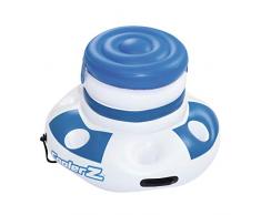 Bestway 43117 - Frigo Portabicchieri Gonfiabile Coolerz, 70 cm, Blu/Bianco