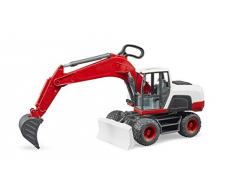 bruder Escavatore Su Ruote Giocattolo Mezzi Lavoro, Multicolore, 4001702034115