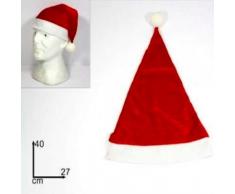 BAKAJI Cappello Babbo Natale, Finto Velluto, Multicolore, 8033113271816