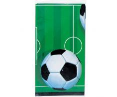Unique Party 27303 - Tovaglia Plastificata Calcio, 213 cm x 137 cm