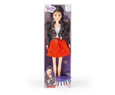 Kallys Mashup Bambola, Colore Rouge/Noir, 109413001