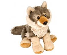 Wild Republic Lupo, Cuddlekins Mini coccolone Peluche, Regali per Bambini 20 cm, Multicolore, 10852