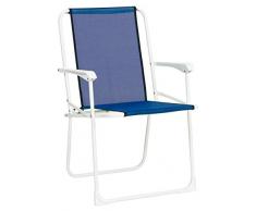 Safari-617B16 - Poltrona Fissa FIBRELIN Blu, Multicolore (87526