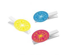 Amscan – 552380 – 6 mollette Segna Bicchieri Hot e Spicy – 20 cm