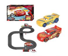 Carrera Toys First Disney Pixar Cars 3 Set Pista da Corsa a Batteria e Due Macchinine con Saetta Mcqueen e Dinoco, Gioco Adatto per Bambini dai 3 Anni, Multicolore, 20063011