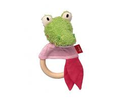 Sigikid 42143 afferrare Coccodrillo/Krokka Mokka Morbido Giocattolo in Legno, 14 x 9 x 8 cm