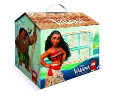Multiprint Casetta 7 Timbri per Bambini Disney Oceania, 100% Made in Italy, Set Timbrini Bimbi Personalizzati, in Legno e Gomma Naturale, Inchiostro Lavabile Atossico, Idea Regalo, Art.09911