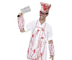 Bristol novità DS202 chef set Sanguinosa grembiule, cappello e maniche, da uomo, taglia unica