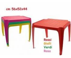 Teorema Giocattoli- Tavolo in Plastica, Multicolore, 3.TE64371