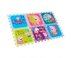 Kids Peppa Pig Tappeto Puzzle Gomma Eva, 90 x 60 cm, Multicolore (PP17002