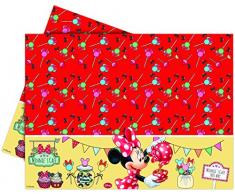 Procos 82674 - Tovaglia plastica Minnie Cafe 120x180 cm)