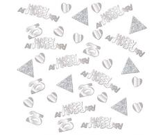 scintillante argento anniversario coriandoli 28 g