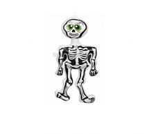 Gifts 4 All Occasions Limited SHATCHI-349 - Decorazione per feste di Halloween, motivo: scheletro gonfiabile, colore: bianco